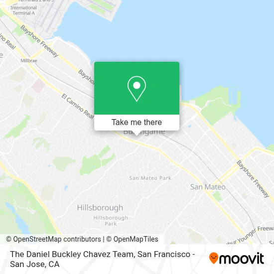The Daniel Buckley Chavez Team map