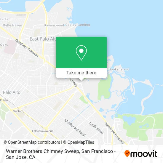Warner Brothers Chimney Sweep map