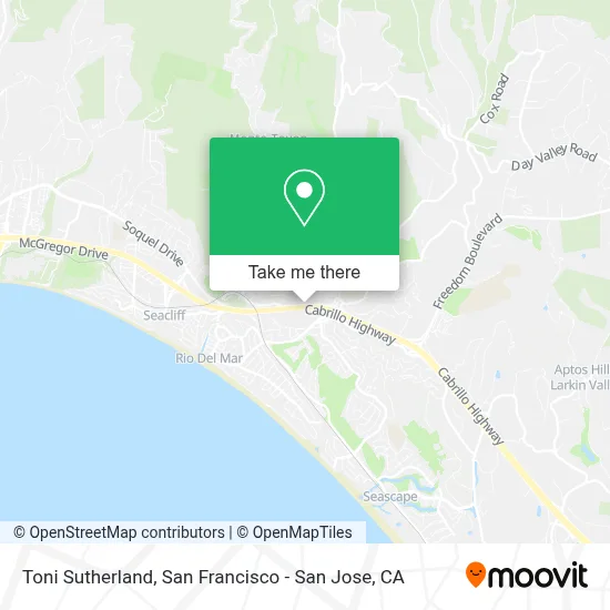 Toni Sutherland map