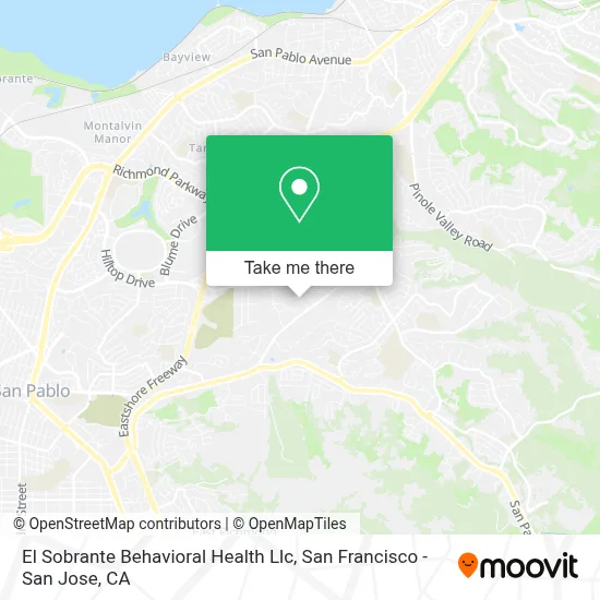 El Sobrante Behavioral Health Llc map