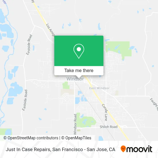 Just In Case Repairs map