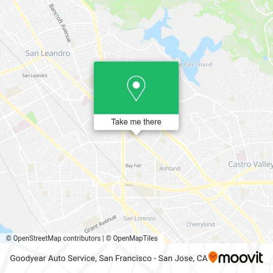Goodyear Auto Service map