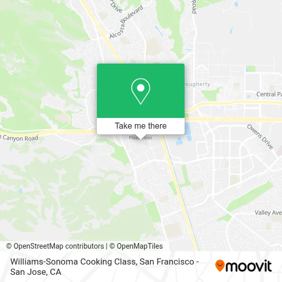 Williams-Sonoma Cooking Class map