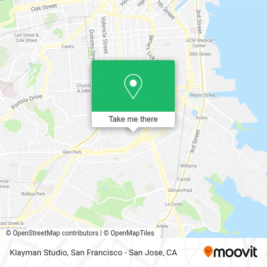 Klayman Studio map