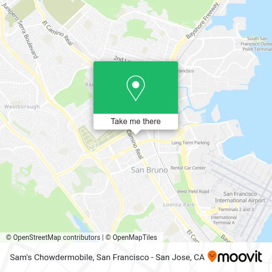 Sam's Chowdermobile map