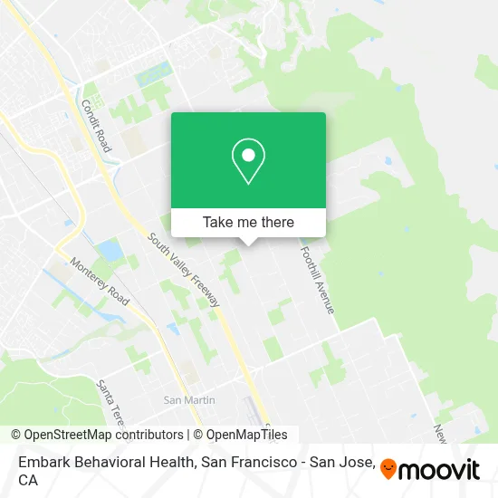 Embark Behavioral Health map