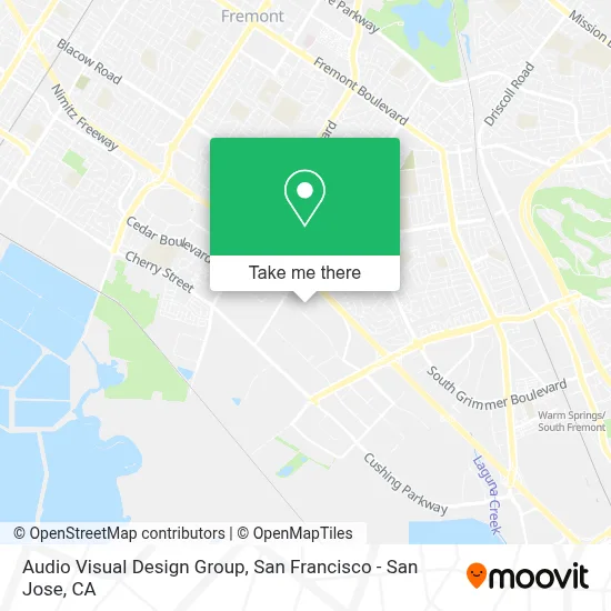 Audio Visual Design Group map