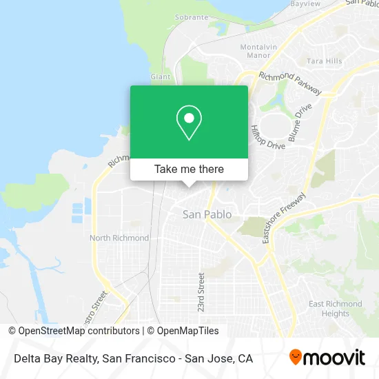 Delta Bay Realty map