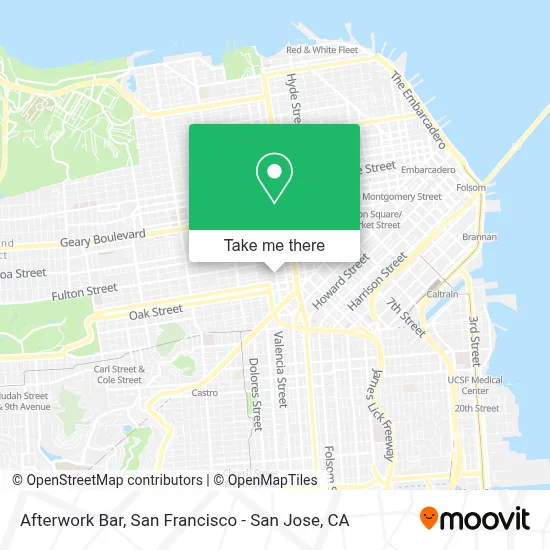 Afterwork Bar map