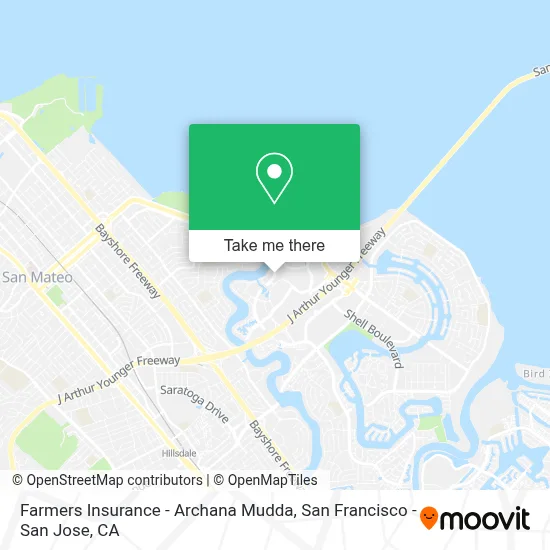 Farmers Insurance - Archana Mudda map