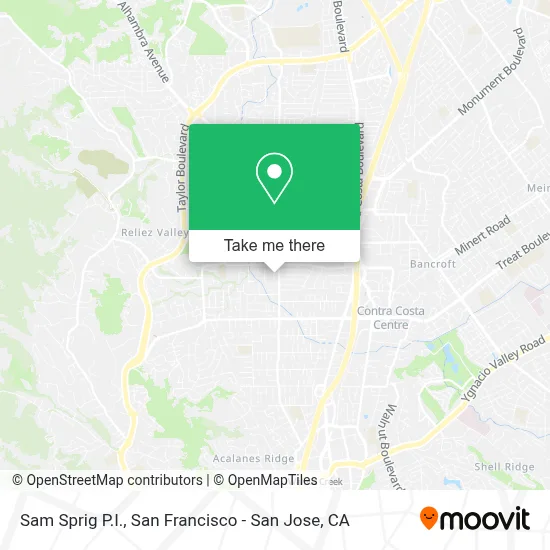 Sam Sprig P.I. map