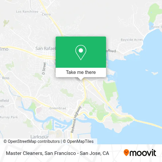 Master Cleaners map