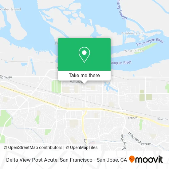 Delta View Post Acute map