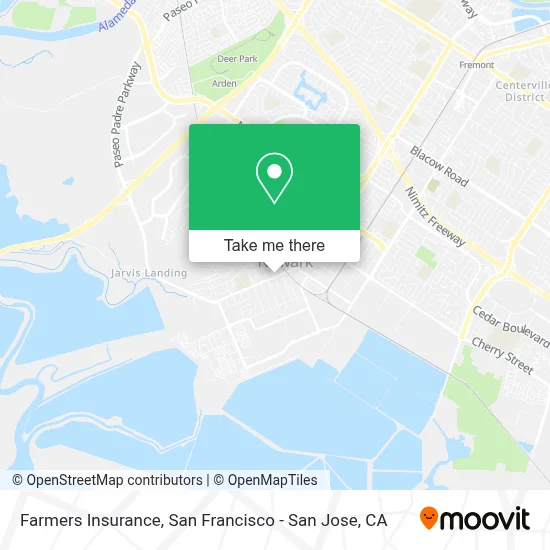 Farmers Insurance map