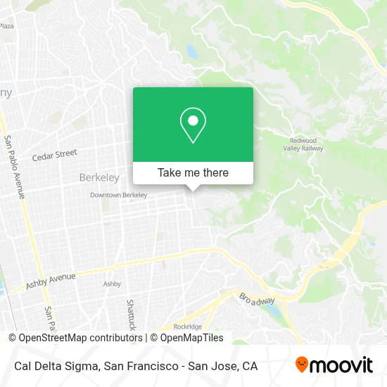 Cal Delta Sigma map