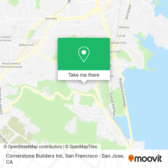 Cornerstone Builders Inc map
