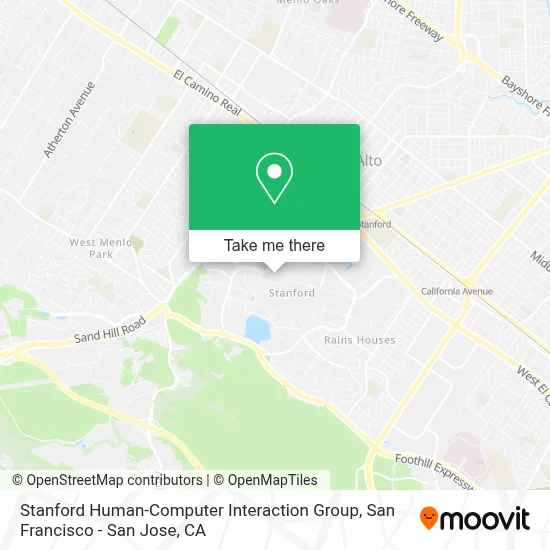 Stanford Human-Computer Interaction Group map