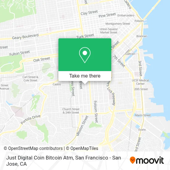 Just Digital Coin Bitcoin Atm map
