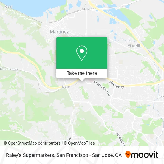 Raley's Supermarkets map