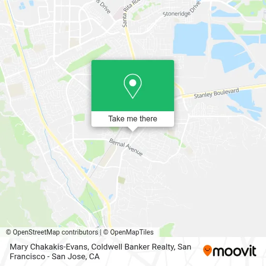 Mary Chakakis-Evans, Coldwell Banker Realty map
