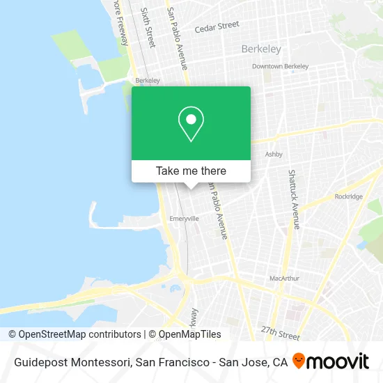 Guidepost Montessori map