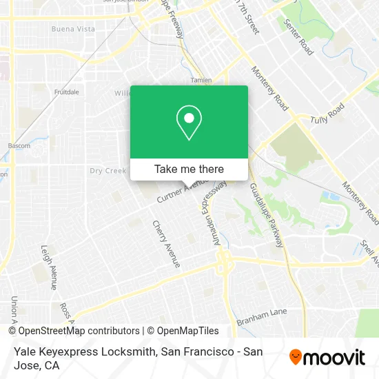 Yale Keyexpress Locksmith map