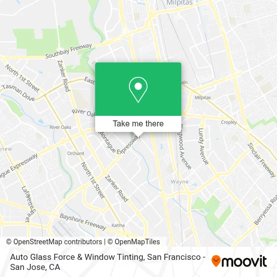 Auto Glass Force & Window Tinting map