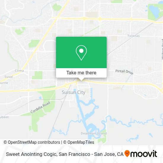 Sweet Anointing Cogic map