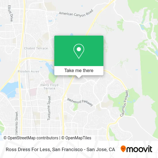 Ross Dress For Less map