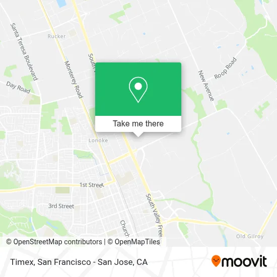Timex map