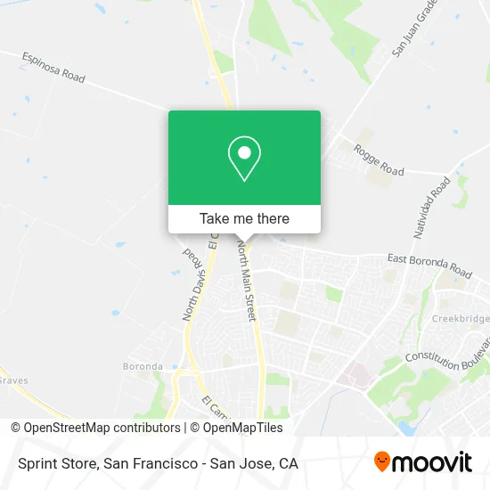 Sprint Store map