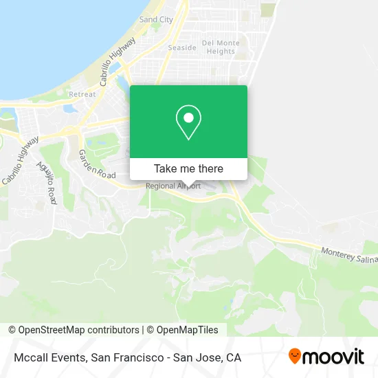 Mccall Events map