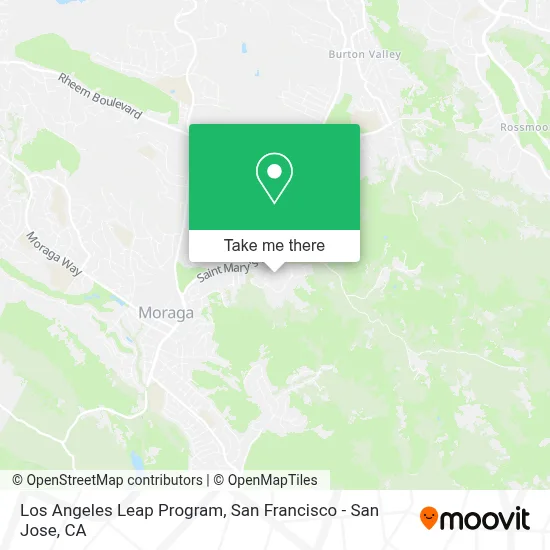 Los Angeles Leap Program map