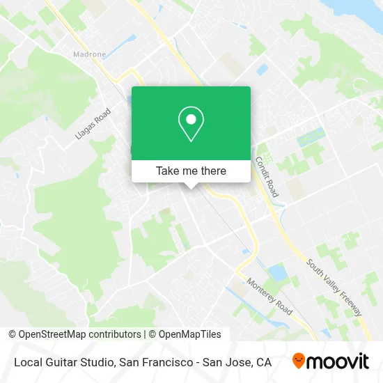Local Guitar Studio map
