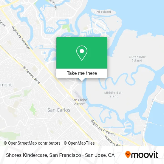 Shores Kindercare map
