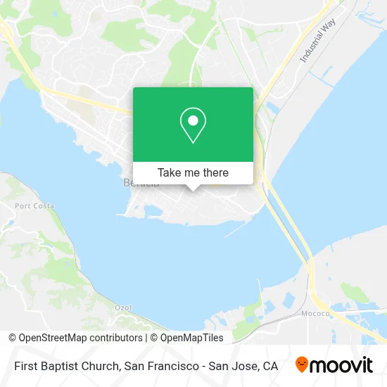 First Baptist Church map