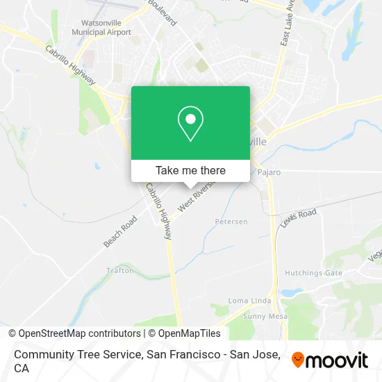 Community Tree Service map