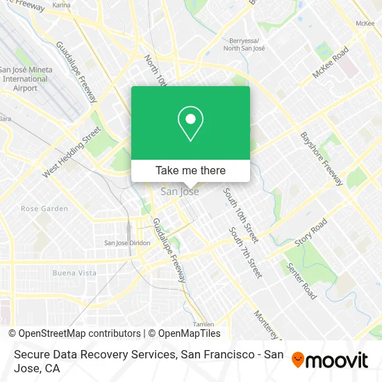 Secure Data Recovery Services map