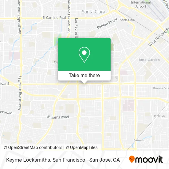 Keyme Locksmiths map