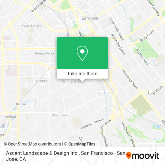 Ascent Landscape & Design Inc. map