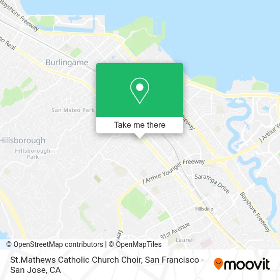 St.Mathews Catholic Church Choir map