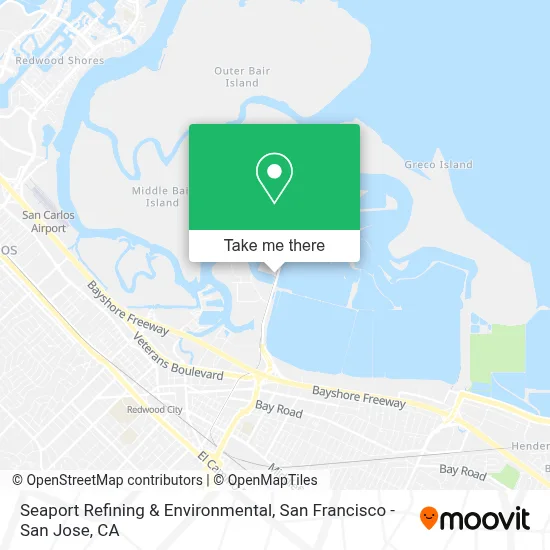 Seaport Refining & Environmental map