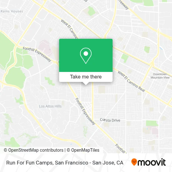 Run For Fun Camps map