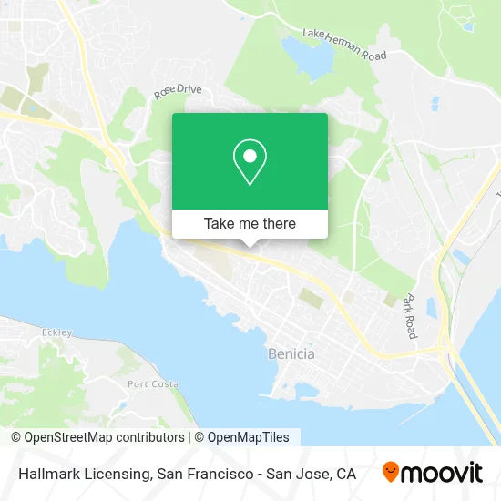 Hallmark Licensing map