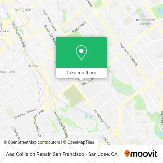 Aaa Collision Repair map