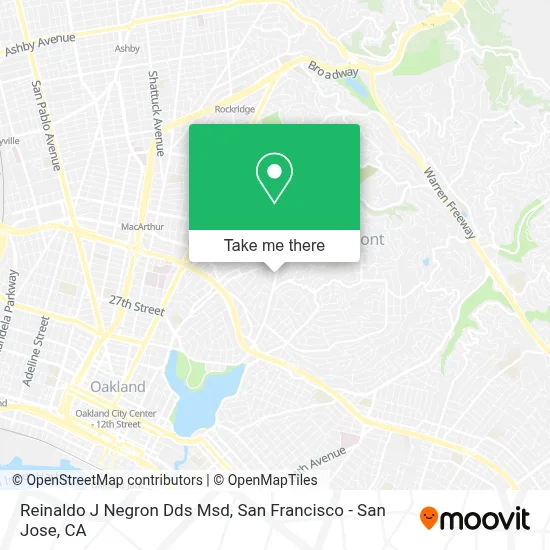 Reinaldo J Negron Dds Msd map