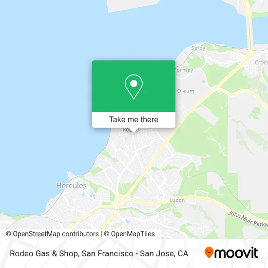 Rodeo Gas & Shop map