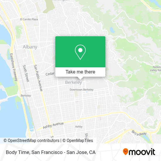 Body Time map