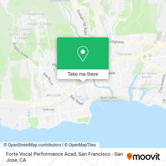 Forte Vocal Performance Acad map
