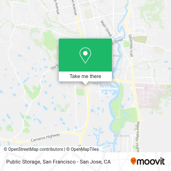 Public Storage map